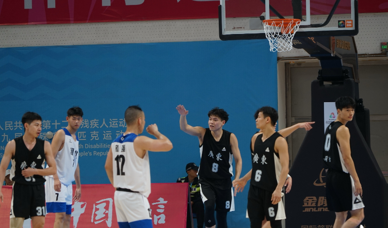 廣東聾人男籃殘?zhí)貖W會首戰(zhàn)告捷