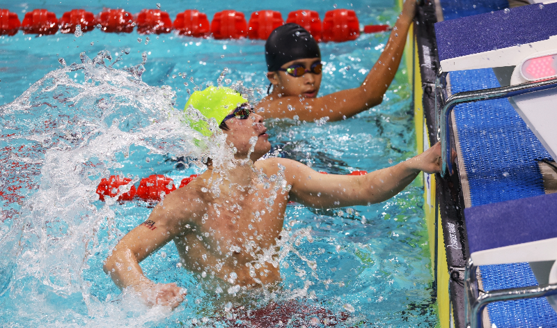 刷新全國紀錄！廣東殘?zhí)貖W會游泳再奪一金